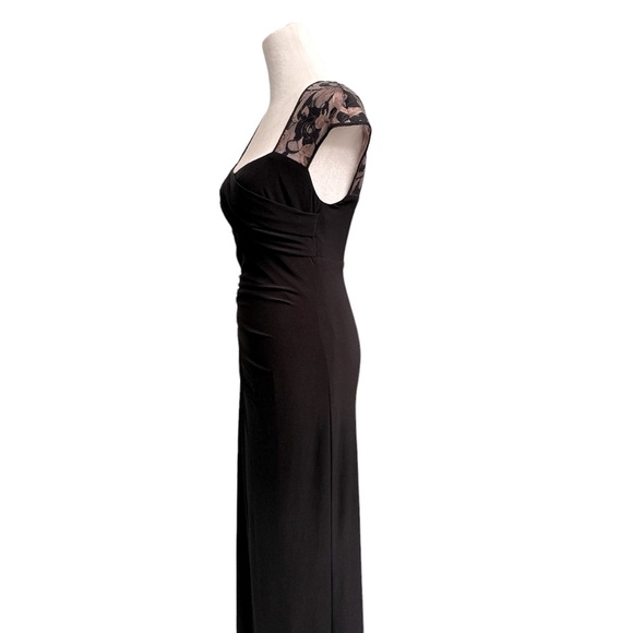 Lauren Ralph Lauren Black Evening Gown Size 2 - Picture 8 of 16